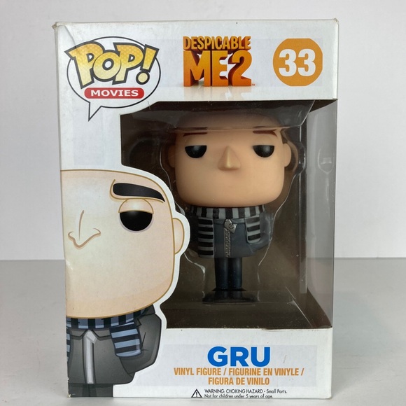 Funko Pop! Vinyl Figure Despicable Me 2 Gru #33 Vaulted See Pics - Picture 1 of 14